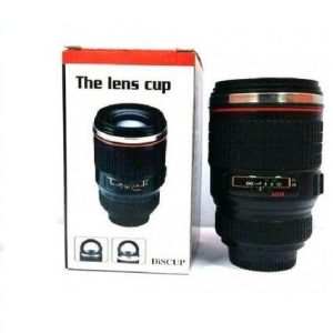Camera Lens Cup - Black