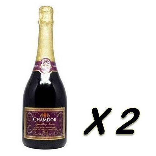 Chamdor Sparkling Grape Wine 75cl - 2 bottles