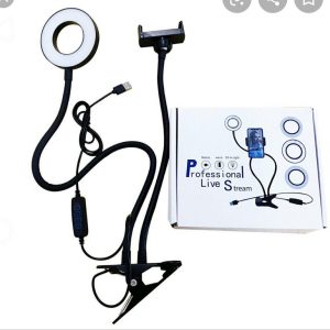 Trendy Selfie Ring Light With Cell Phone Stand For Live Stream/Makeup